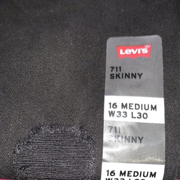 Levi's Sculpt Hypersoft Women's 711 Skinny Jeans, , W33 L30 (US 16) R - Picture 5 of 5